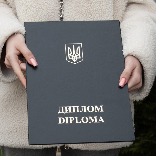 Чорна обкладинка для Диплома "Black"