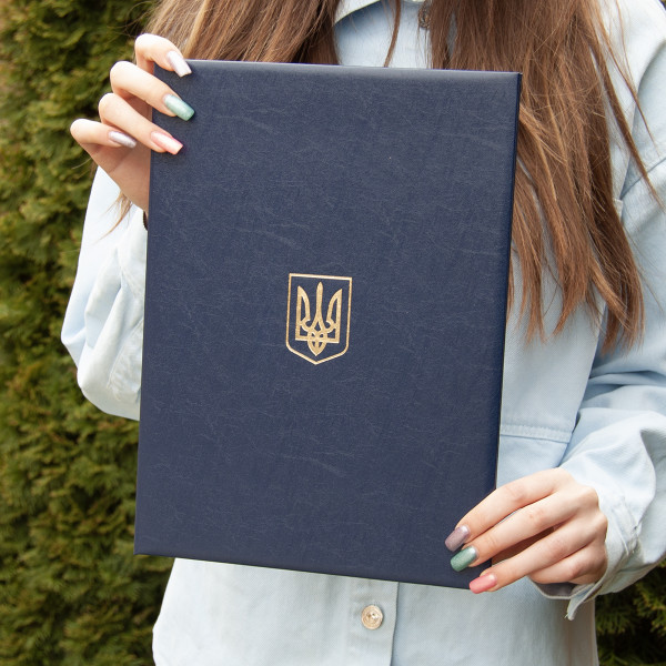 Адресна папка до підпису - М'яка (Синя)