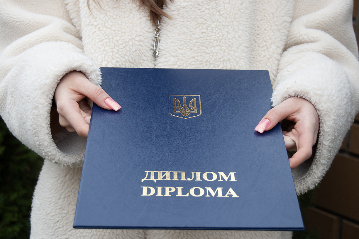 Обкладинка для вручення Диплома - Синя Обкладинка під Диплом - А4, Синя