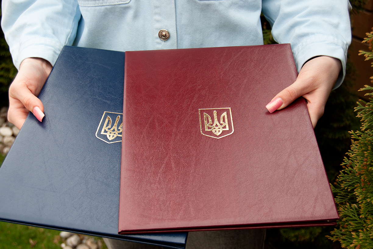 Папка обкладинка адресна, до підпису
